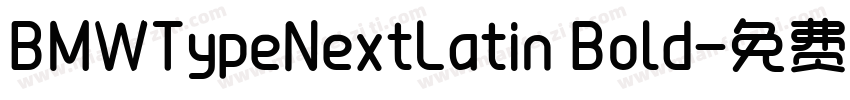 BMWTypeNextLatin Bold字体转换